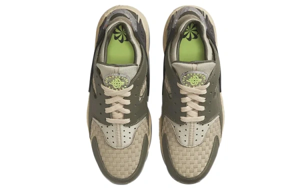 Nike Air Huarache Low Топ Повседневные Городские Кроссовки для Коммутирования и Беговые Кроссовки Мужские Серый Кофейный