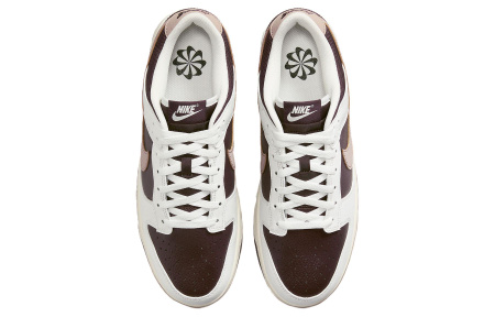 Nike Dunk Low Top Скейтборд Кроссовки Унисекс Коричневый Белый