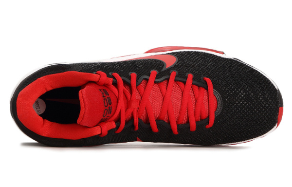 Nike Zoom Rize 2 EP Ткань Амортизация Противоскользящие MID Топ Баскетбольные кроссовки для игры Унисекс Черный Красный
