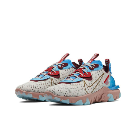 Nike React Vision Амортизация Противоскользящие Устойчивые к истиранию Низкий Топ Повседневные Беговые Кроссовки Мужские