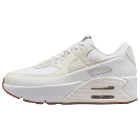 Nike Air Max 90 Износостойкие и Легкие Низкие Беговые Кроссовки Женские Белые