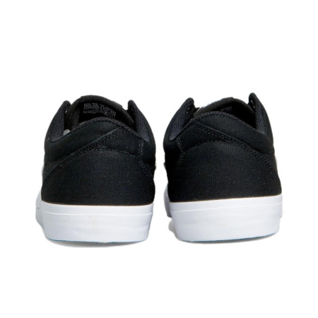Nike SB Charge Холст Покрытие Противоскользящие Низкие Кроссовки для Скейтбординга Унисекс Черно-Белые