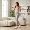 Nike Free Metcon 5 Комфортные Низкие Кроссовки для Тренировок Женские Бежево-Розовые