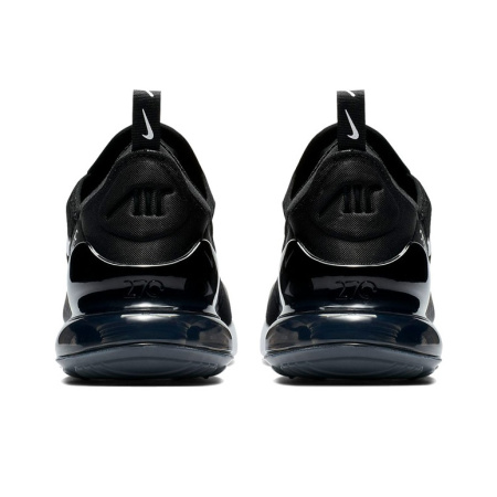 Nike Air Max 270 Износостойкий Дышащий Низкий Топ Воздушная Подушка Повседневные Беговые Кроссовки Женские Черный Белый