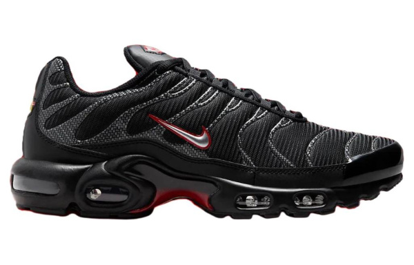 Nike Air Max Plus Устойчивые к истиранию Низкие Повседневные Мужские Черные Кроссовки