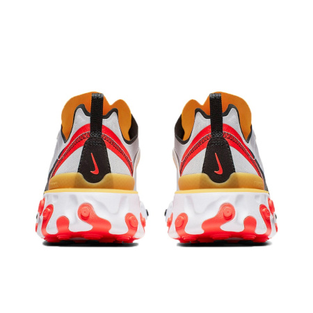 Nike React Element 55 Ткань Амортизация Противоскользящий Дышащий Легкий Низкий Верх Повседневные Беговые Кроссовки