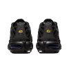 Nike Air Max Plus Vintage Ткань Низкие Повседневные Беговые Кроссовки Женские Черные
