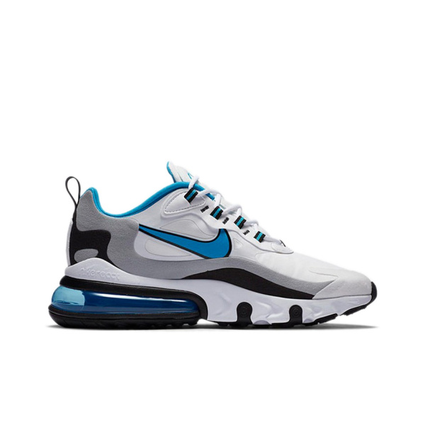 Nike Air Max 270 Ткань Низкие Повседневные Беговые Кроссовки Мужские Синие Белые Черные
