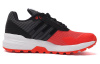 Adidas Амортизация Износостойкие Низкие Беговые Кроссовки Мужские Черно-Белые-Красные