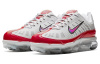 Nike Vapormax 360 Ткань Низкий Верх Амортизирующие Повседневные Беговые Кроссовки Унисекс Серый Красный