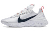 Nike React Element 55 Амортизация Противоскользящие Дышащие Низкие Повседневные Беговые Кроссовки Женские Белые Красные