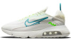 Nike Air Max 2090 Винтаж Ткань Низкие Кроссовки для Бега Мужские Белые Синие Зеленые