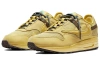Travis Scott X Nike Air Max 1 Устойчивые к истиранию низкие повседневные беговые кроссовки унисекс Сатурн Золото