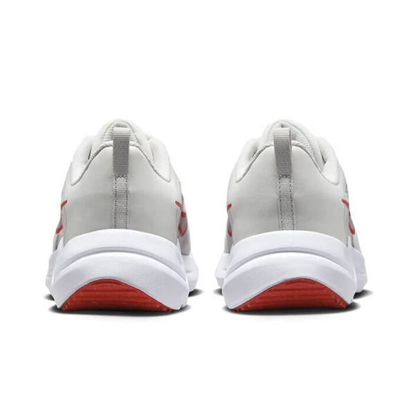 Nike Downshifter 12 Low Верхняя ткань Дышащая сетка Повседневные беговые кроссовки Мужские Серые