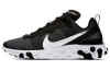 Nike React Element 55 Амортизация Низкий Топ Повседневные Беговые Кроссовки Унисекс Черный Белый