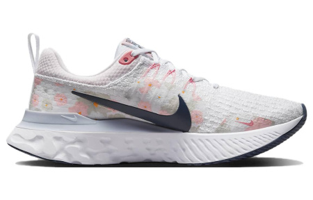 Nike React Infinity Run Flyknit 3 Low Топ Повседневные беговые кроссовки Женские Белые