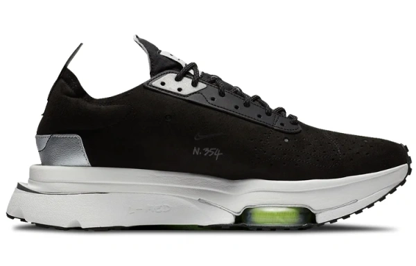 Nike Air Zoom Тип Abrasion Resistant Низкий Топ Повседневная Обувь Мужская Угольно-Черный