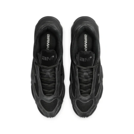 Nike Air Max Muse Abrasion Resistant Низкие Беговые Кроссовки Женские Черные
