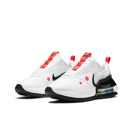 Nike Air Max Up Ткань Низкие Повседневные Беговые Кроссовки Женские Белые Черные