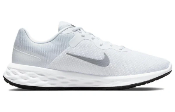 Nike REVOLUTION 6 Low Топ Повседневные Беговые Кроссовки Мужские Белые Серые