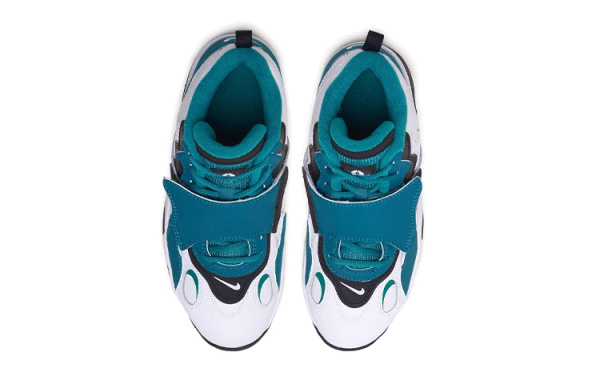 Nike Air Max Speed Turf MID Топ Винтажные Баскетбольные Кроссовки GS Черный Белый Зеленый