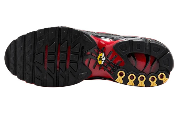 Nike Air Max Plus Устойчивые к истиранию Низкие Повседневные Мужские Черные Кроссовки