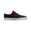 Nike SB Stefan Janoski Кожа Устойчивая к истиранию Низкие Кеды для Скейтбординга Детские Черные Красные