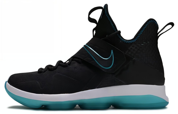 Nike Lebron 14 Красная ковровая баскетбольная обувь для игры Амортизация Противоскользящий MID Верх