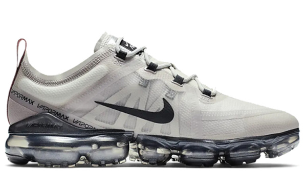 Nike VaporMax 2019 Устойчивые к истиранию низкие беговые кроссовки для мужчин лунный серый