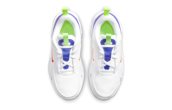 Nike Air Max Bolt Амортизация Устойчивость к истиранию Дышащие Низкие Кеды для Детей Лайфстайл Белый Синий Зеленый