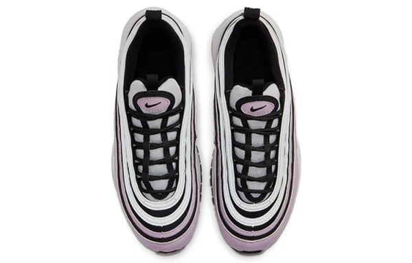 Nike Air Max 97 Vintage Low Top Повседневные Беговые Кроссовки Женские Белый Фиолетовый