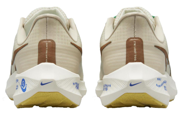 Nike Air Zoom Pegasus 39 Устойчивые к истиранию Низкие Повседневные Кроссовки для Беговых Тренировок Мужские Белые