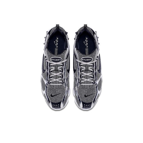 Stussy X Nike Air Zoom Spiridon Cage 2 Амортизация Противоскользящий Устойчивый к истиранию Низкий Топ