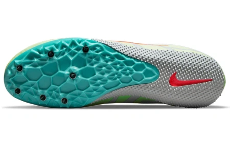 Nike Zoom Rival Low Топ Zoom Спринт Беговые кроссовки Унисекс Зеленый оранжевый