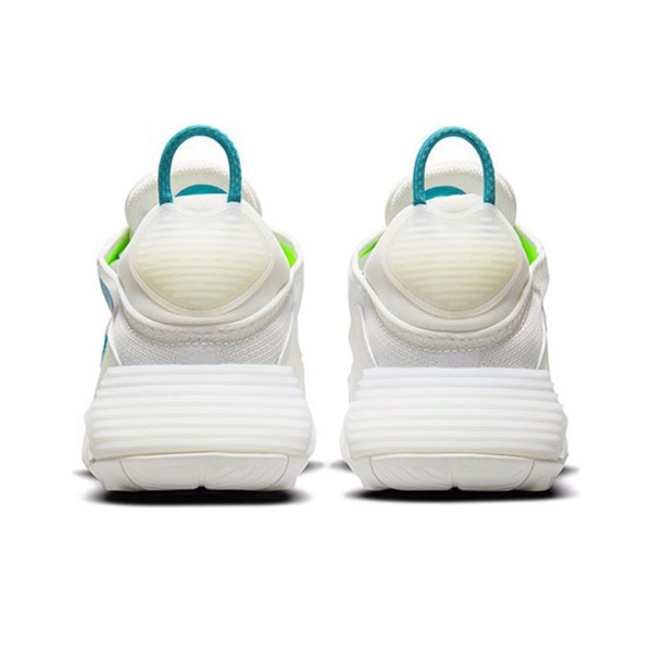 Nike Air Max 2090 Винтаж Ткань Низкие Кроссовки для Бега Мужские Белые Синие Зеленые