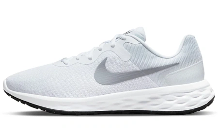 Nike REVOLUTION 6 Low Топ Повседневные Беговые Кроссовки Мужские Белые Серые