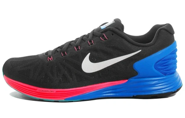 Nike Lunarglide 6 Удобные с амортизацией противоскользящие дышащие низкие беговые кроссовки мужские