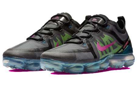 Nike Low Топ Повседневные Беговые Кроссовки Мужские Черные Зеленые Фиолетовые