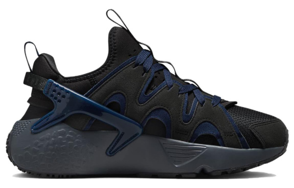 Nike Air Huarache Low Топ Повседневные Беговые Кроссовки Женские Черные Синие