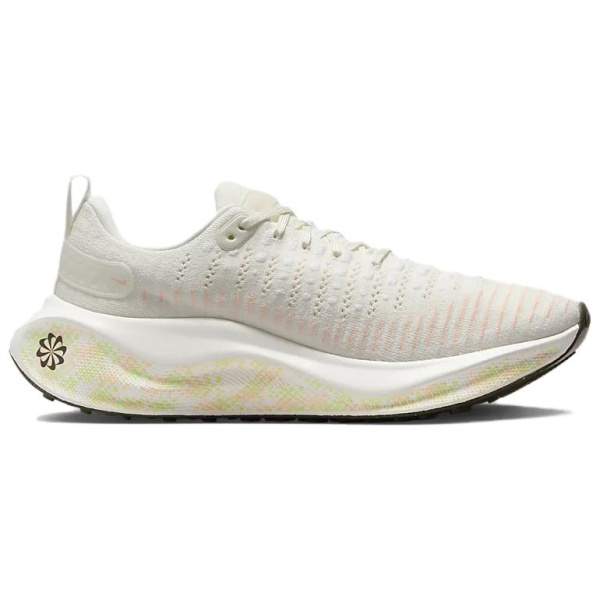 Nike InfinityRN противоскользящие и дышащие низкие беговые кроссовки для женщин белые и розовые
