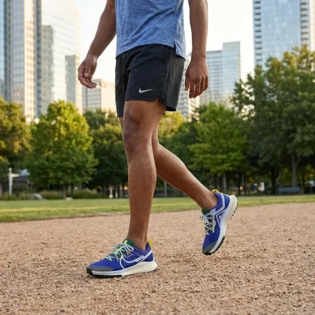 NIKE Pegasus Trail 4 Ткань Амортизация Противоскользящие Устойчивые к истиранию Низкий Топ Беговые кроссовки Мужские