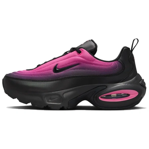 Nike Air Max Portal Устойчивая к истиранию Низкая Повседневная Обувь Женская Черная