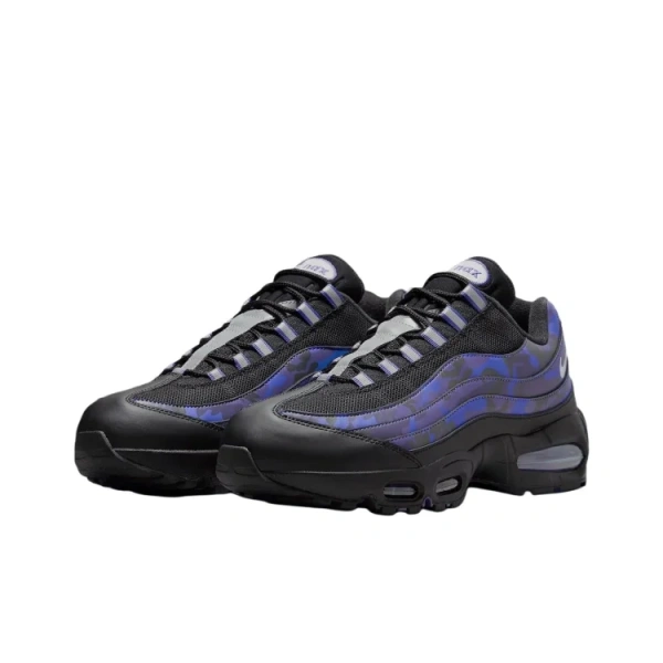 Nike Air Max 95 Повседневные беговые кроссовки Унисекс Черные