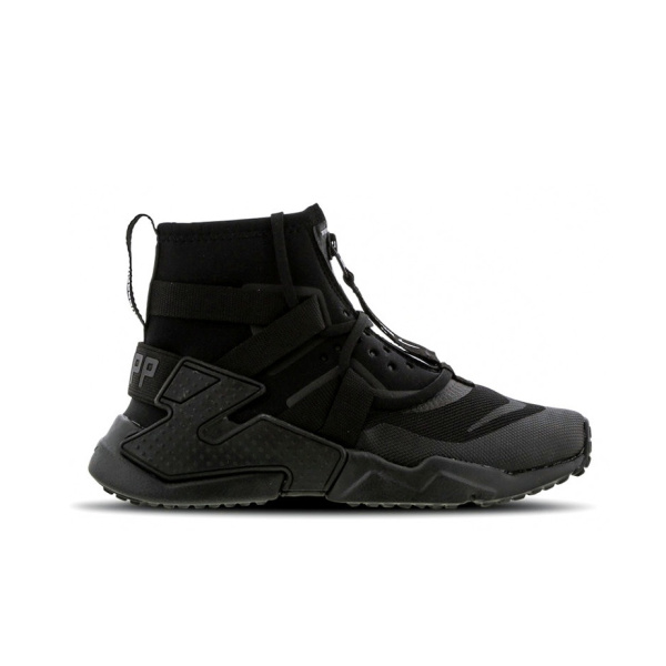 Nike Huarache Gripp противоскользящие устойчивые к истиранию высокие беговые кроссовки для женщин черные