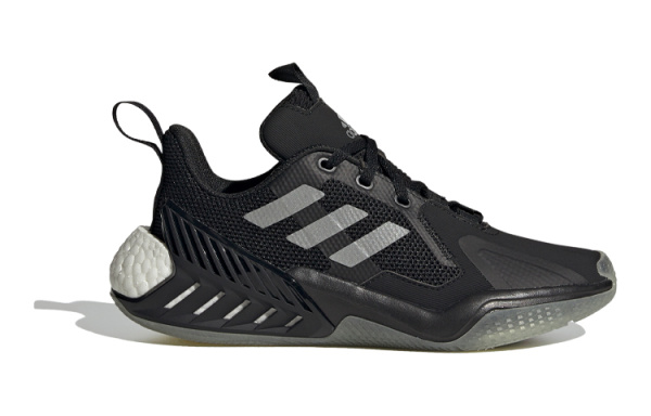 Adidas STAR WARS Star Wars One J Low Топ Детские беговые кроссовки Черно-серый Подростки