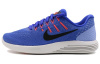 Nike Lunarglide 8 Сетчатая ткань Амортизация Устойчивость к истиранию Низкий топ Беговые кроссовки Женские Синий