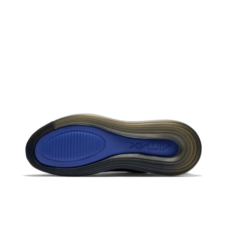 Nike Air Max 720 Low Топ Амортизирующие Повседневные Беговые Кроссовки Женские Черные Синие