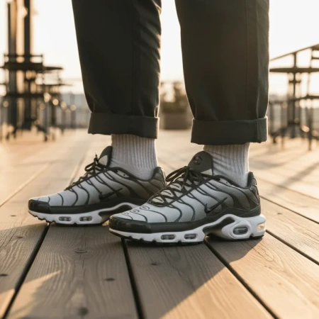 Nike Air Max Plus Дышащие Низкие Повседневные Городские Кроссовки для Коммутирования и Беговых Кроссовки Унисекс