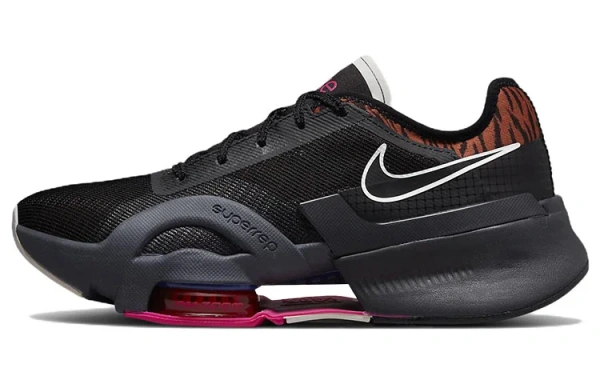 Nike Ткань Мода Амортизация Противоскользящие Устойчивые к износу Низкие Кроссовки для тренировок Женские