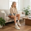 Nike Court Legacy Low Топ Скейтборд Кроссовки Женские Коричневые